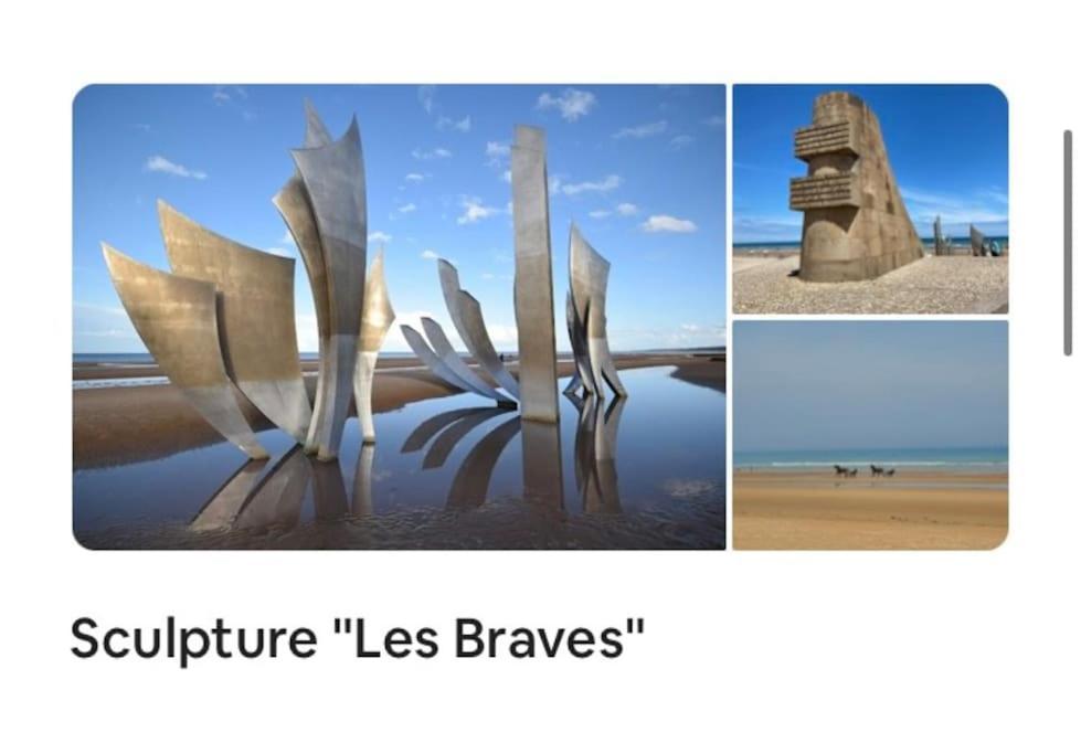 Au Coeur D'Omaha Beach- Colleville-Sur-Mer- Gite 2 Kültér fotó